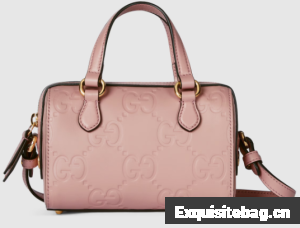 Gucci GG SUPER MINI TOP HANDLE BAG 790130 Rose beige