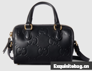 Gucci GG SUPER MINI TOP HANDLE BAG 790130 black