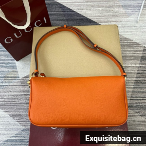 Gucci Half Horsebit medium shoulder bag 860787 orange