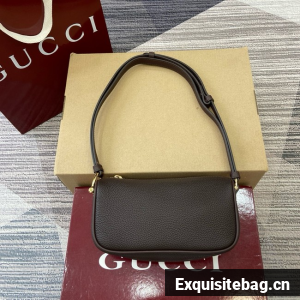 Gucci Half Horsebit mini bag 860784 dark brown