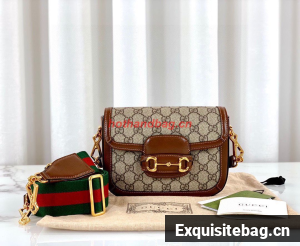 Gucci Horsebit 1955 GG mini bag 658574 brown