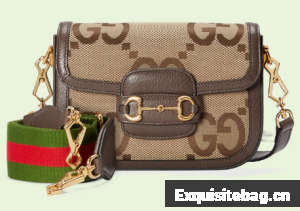 Gucci Horsebit 1955 jumbo GG mini bag 658574 brown
