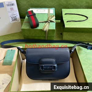 Gucci Horsebit 1955 small shoulder bag 726226 blue