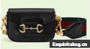 Gucci Horsebit 1955 strap wallet 699760 black