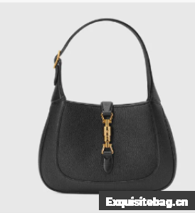 Gucci Jackie 1961 small natural grain bag 636709 Black