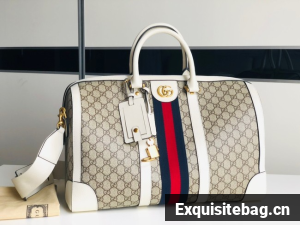 Gucci Jumbo GG large duffle bag 645021 white