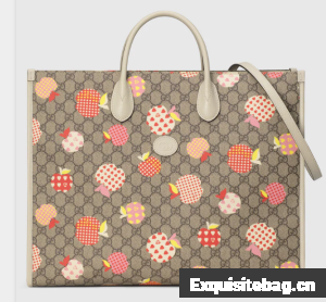 Gucci Les Pommes large tote 659980 White