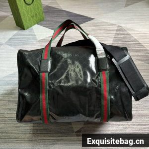 Gucci Medium duffle bag with Web 799871 black