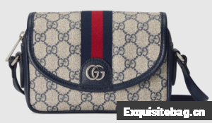 Gucci OPHIDIA GG MINI SHOULDER BAG 772239 Blue