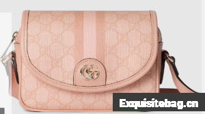 Gucci OPHIDIA GG MINI SHOULDER BAG 772239 Dusty pink