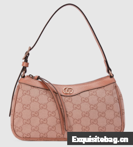 Gucci OPHIDIA GG SMALL HANDBAG 735145 Pink