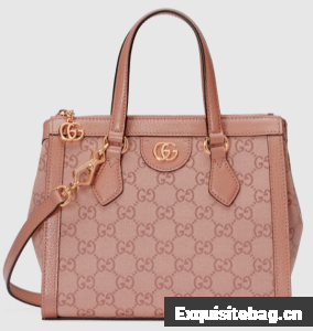 Gucci OPHIDIA GG SMALL TOTE BAG 547551 Pink