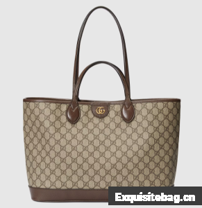 Gucci OPHIDIA MEDIUM TOTE BAG 739730 Brown