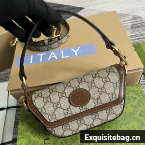 Gucci OPHIDIA MINI BAG 723762 Brown