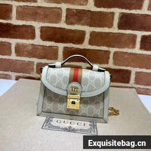 Gucci OPHIDIA MINI SHOULDER BAG A696180 Beige