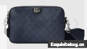 Gucci OPHIDIA SMALL CROSSBODY BAG 699439 Blue and black
