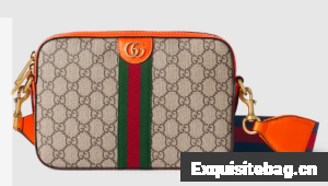 Gucci OPHIDIA SMALL CROSSBODY BAG 699439 Bright orange
