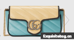 Gucci Online Exclusive GG Marmont mini bag 574969 light blue