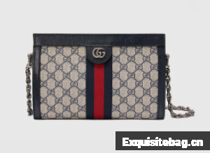 Gucci Ophidia GG Small Shoulder Bag 503877 blue
