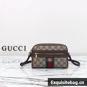 Gucci Ophidia GG mini bag 517350 Sapphire brown