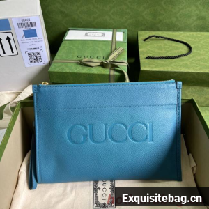 Gucci Ophidia pouch leather 681200 blue