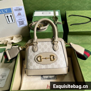Gucci Ophidia small top handle bag with Web 677212 Beige