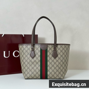 Gucci Ophidia small tote bag 836831 dark brown