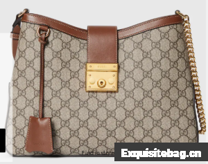 Gucci PADLOCK GG MEDIUM SHOULDER BAG 795113 Brown