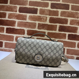 Gucci PETITE GG SMALL SHOULDER BAG 739721 brown