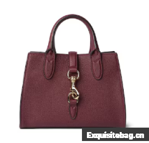 Gucci SMALL TOTE BAG WITH HOOK CLOSURE 795349 Rosso Ancora red