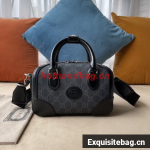 Gucci Small duffle bag with Interlocking G 723307 black