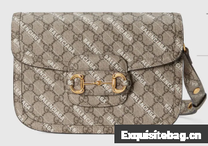Gucci The Hacker Project small Gucci Horsebit 1955 bag 602204 Beige