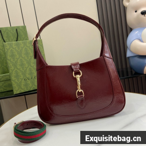 Gucci Vintage Jackie 1961 Original Leather Hobo Bag 636706 Wine