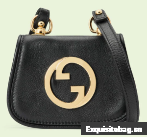 Gucci mini Blondie card case wallet 698635 black