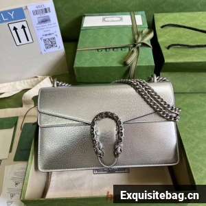 Guccy Dionysus medium shoulder bag 400249 Silver