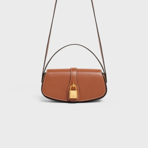 CELINE CLUTCH ON STRAP TABOU IN SUPPLE CALFSKIN 101592 TAN