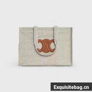 CELINE LARGE CABAS THAIS IN STRIPED TEXTILE 196762