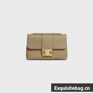 CELINE MEDIUM CELINE VICTOIRE BAG IN SUPPLE CALFSKIN 115852 BROWN SEPIA