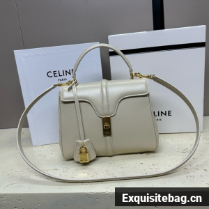 CELINE MINI 16 IN SATINATED CALFSKIN 197983 Beige