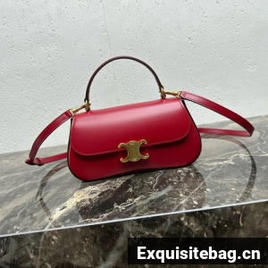 CELINE TEEN CELINE LOLA IN SHINY CALFSKIN 119533 red