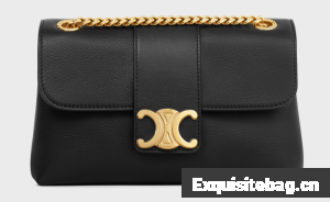 CELINE TEEN CELINE VICTOIRE BAG IN SUPPLE CALFSKIN 116593 black