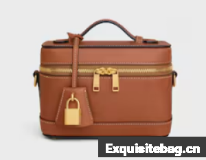 CELINE VANITY IN SMOOTH SATINATED CALFSKIN 119463 tan