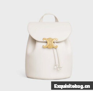 Celine BACKPACK CELINE BONNIE IN SMOOTH CALFSKIN 118703 RICE