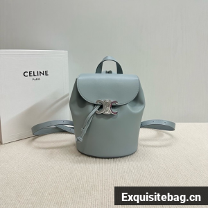 Celine BACKPACK CELINE BONNIE IN SMOOTH CALFSKIN 118703 light blue