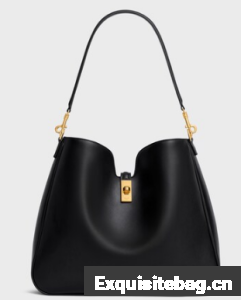 Celine MEDIUM CAMILLE 16 SOFT BAG IN SMOOTH CALFSKIN 119563 black