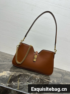 Celine SHOULDER CAMILLE 16 SOFT IN SMOOTH CALFSKIN 122073 Camel