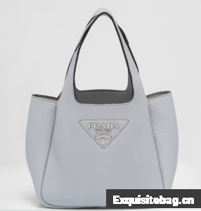 Prada Leather handbag 1BA349 light blue