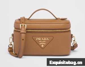 Prada Leather mini-bag 1BH202 Caramel