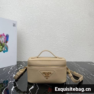 Prada Leather mini-bag 1BH202 apricot