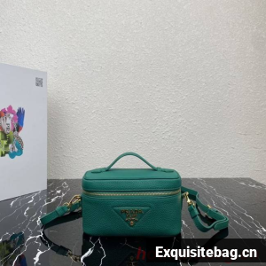Prada Leather mini-bag 1BH202 green